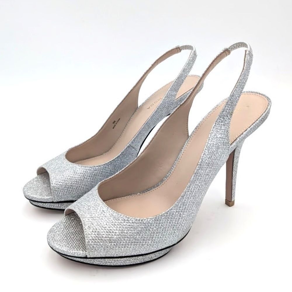 Pelle Moda | Rimma Metallic Slingback Pump